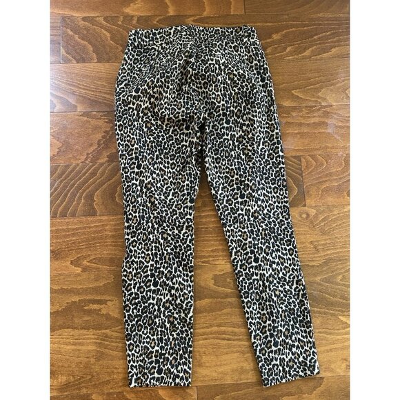 J.Crew Women's Winnie Pant Leopard Print Slim Ankle Length Pants Size 00 - Picture 8 of 8